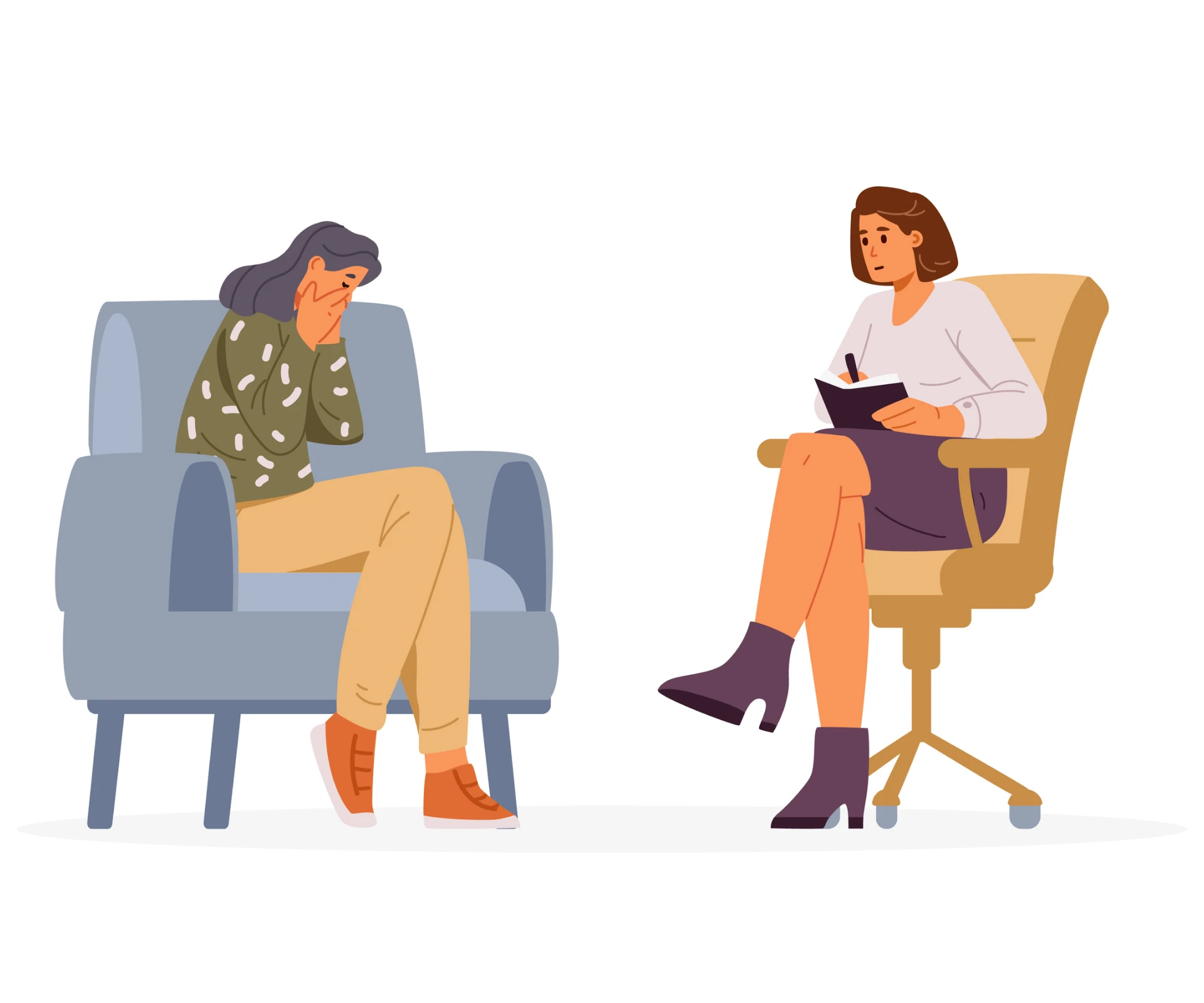 Counseling session illustration